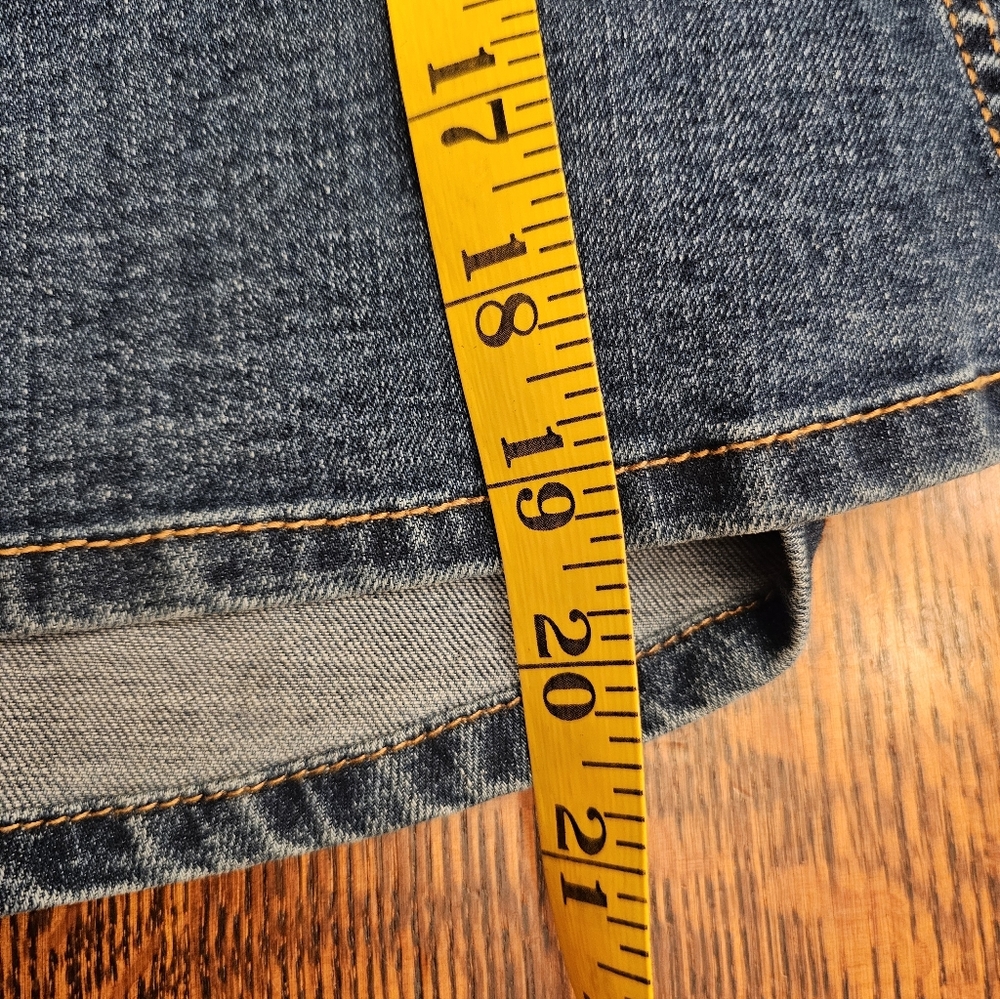 Draper James Blue Denim A-Line Mini Skirt - Picture 8 of 9